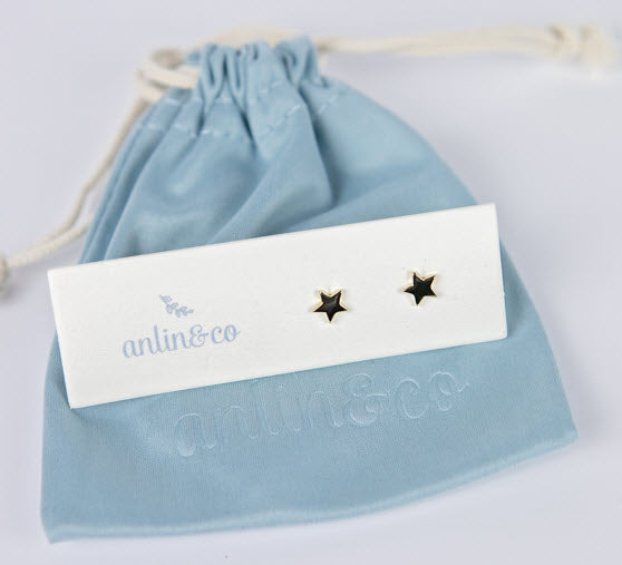 Gold Plated Star Earings