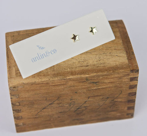Gold Plated Star Earings